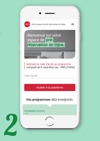 Votre logement en pré réservation est enregistré